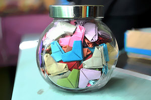 NEWSLETTERS. Heart jar